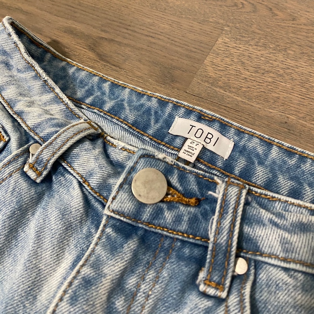 Tobi Coldwater Canyon Denim Miniskirt - Picture 4 of 7